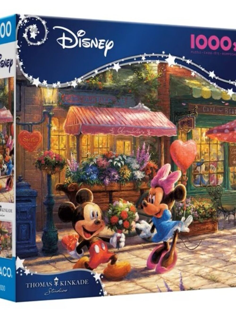 Thomas Kinkade Disney Mickey & Minnie 1000 Piece Puzzle